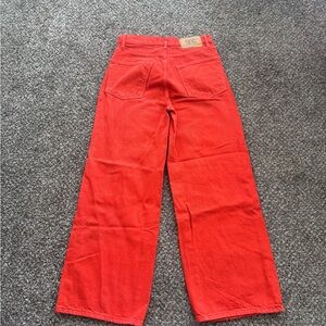Bold Red Women's Jeans